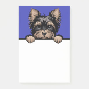 Notas Post-it® Yorkie Cute Peeking Yorkshire Terrier Dog Lover