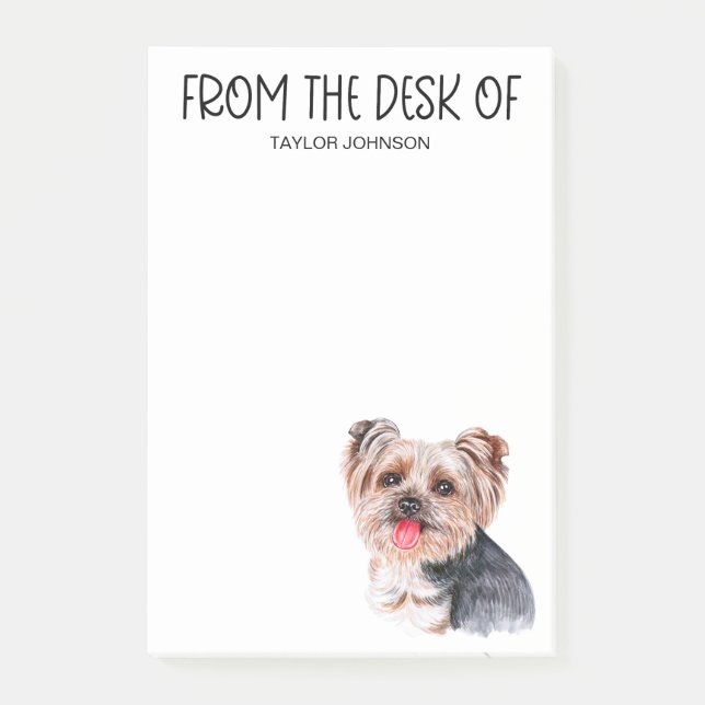 Notas Post-it® Yorkie Lover Post-it Notes (Anverso)