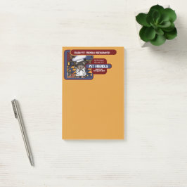 Notas Post-it® Yorkie Poo 