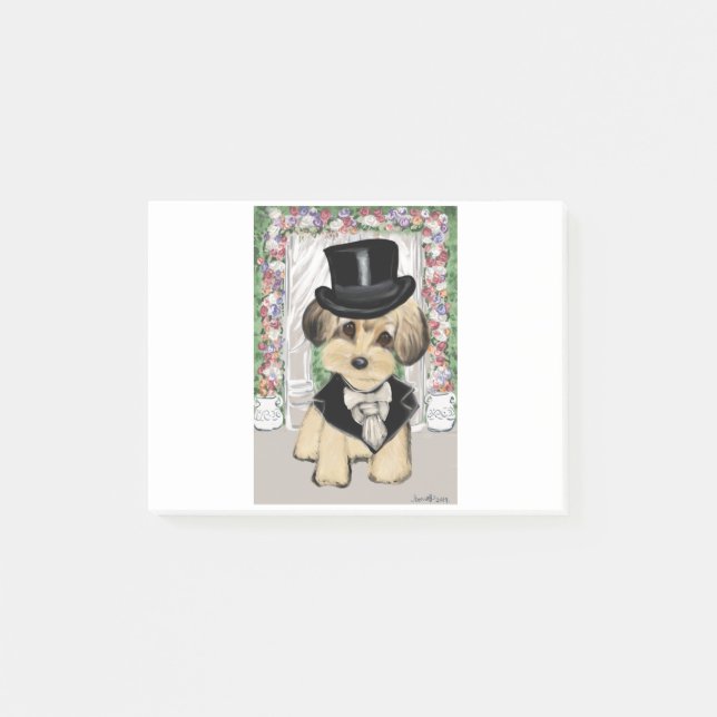 NOTAS POST-IT® YORKIE POO (Anverso)