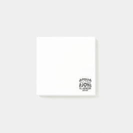 Notas Post-it® You Will Have Joy and Gladness Inspirational Quote