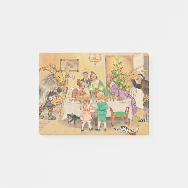 Notas Post-it® Yule Goat en la cena (Anverso)