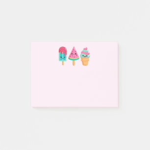 Notas Post-it® Yummy Ice Cream Triam Summer Vibe
