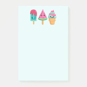 Notas Post-it® Yummy Ice Cream Triam Summer Vibe