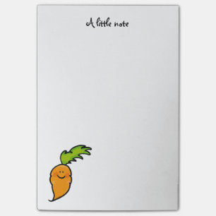 Notas Post-it® zanahoria linda del veggie