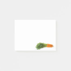 Notas Post-it® Zanahorias