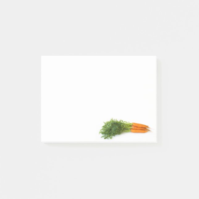 Notas Post-it® Zanahorias (Anverso)