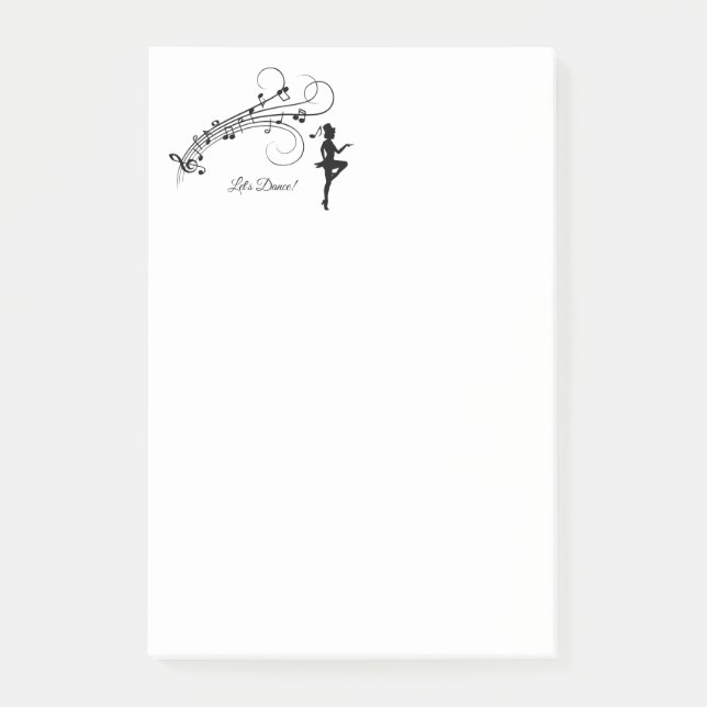 Notas Post-it® Zapateado 3 (Anverso)