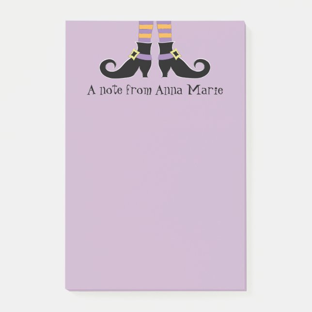 Notas Post-it® Zapatos de Bruja Caprichosa   (Anverso)
