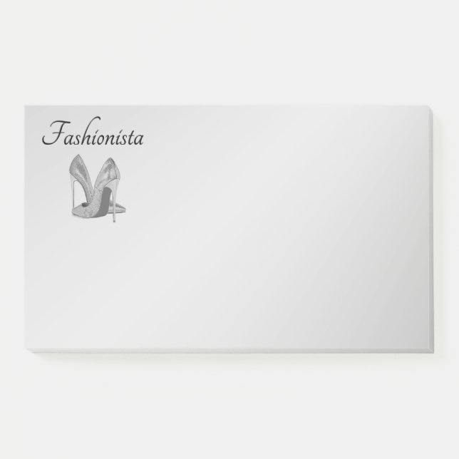 Notas Post-it® Zapatos de tacón alto de Fashionista (Anverso)
