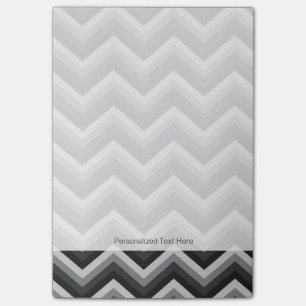 Notas Post-it® Zigzag retro Chevron del modelo