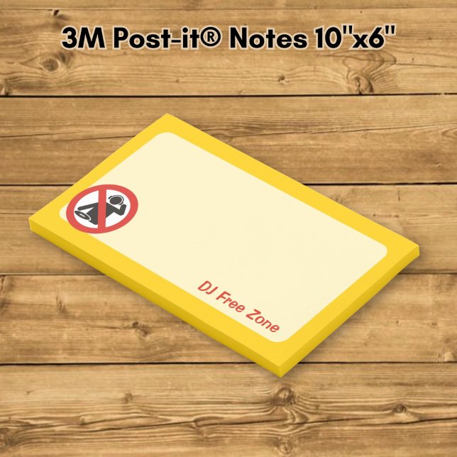 Notas Post-it® Zona Libre de DJ (Subido por el creador)