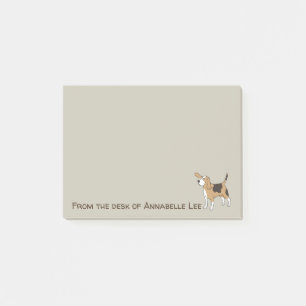 Notas Post-it® Zumbido del beagle