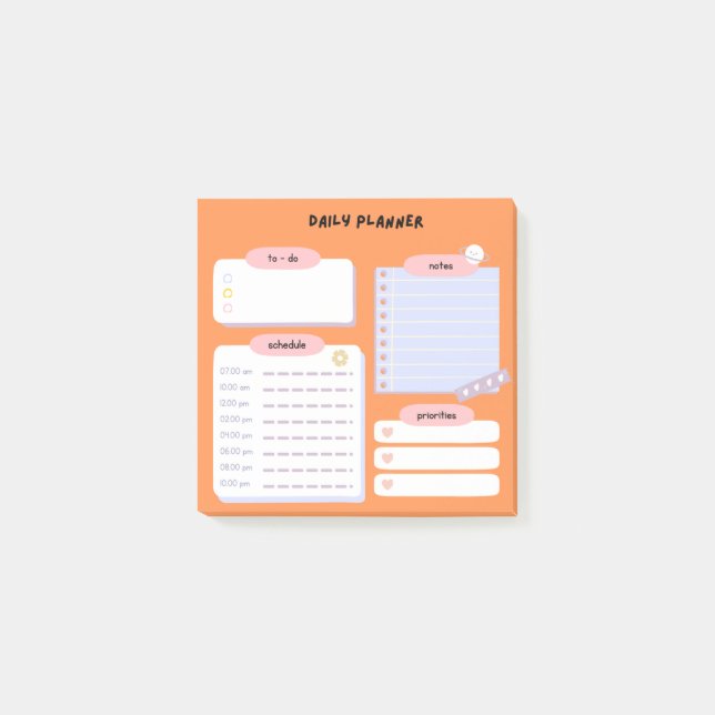 Notas Post-Tit de Efficient Daily Planner (Anverso)