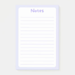 Notas posteriores a It® de Cute Minimalista Lavend