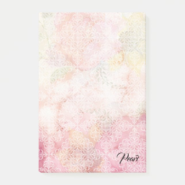 Notas posteriores a la cosecha de patrones ornamen (Anverso)