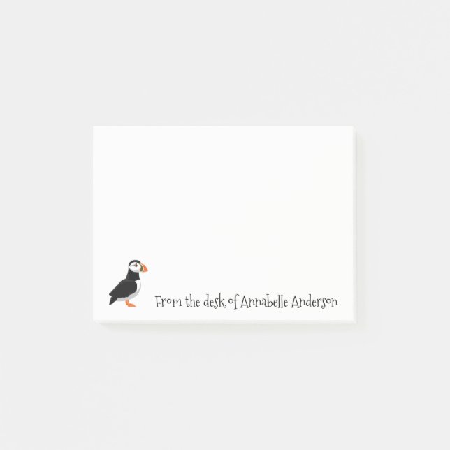 Notas posteriores a la personalización de Puffin (Anverso)