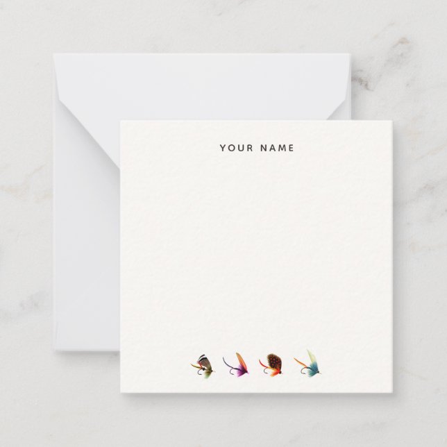 Notas posteriores a la pesca de mosca voladora (Anverso)