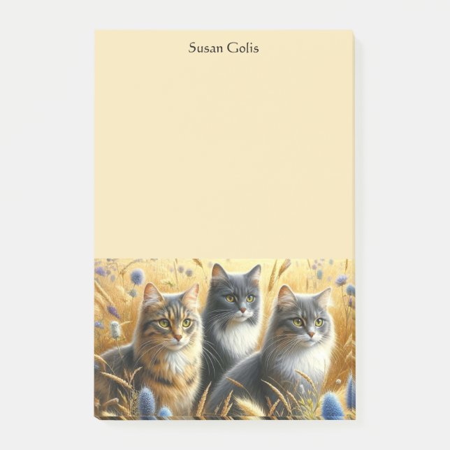 Notas posteriores a la transmisión de tres gatos g (Anverso)