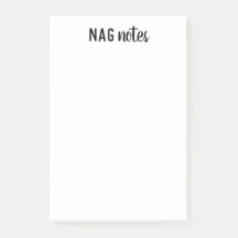 Notas posteriores a NAG