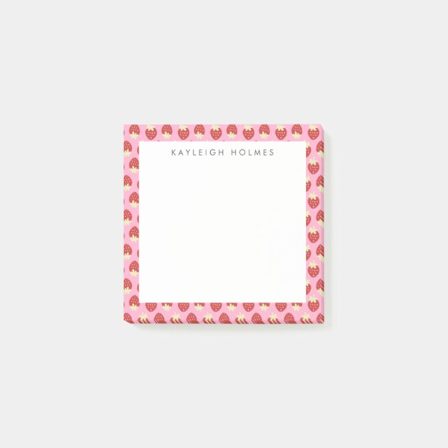 Notas posteriores a Strawberry Flip (Anverso)