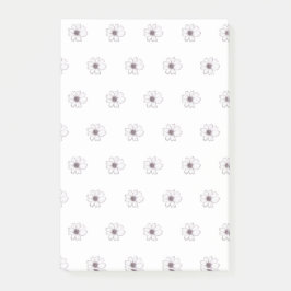 Notas posteriores al inicio del patrón de flor