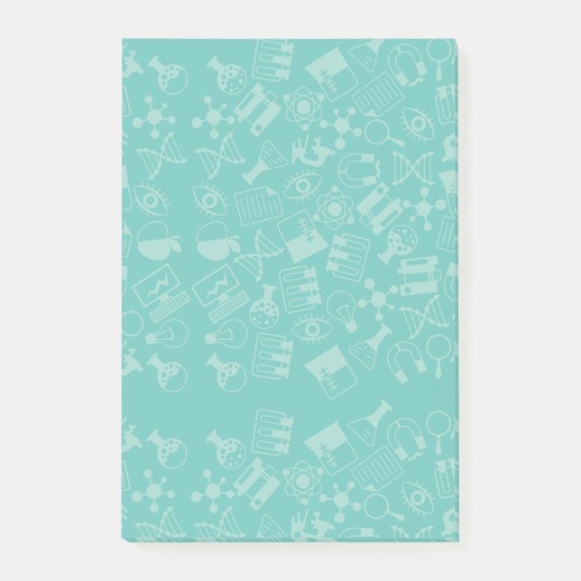 Notas posteriores al patrón de iconos de ciencia (Anverso)