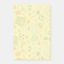 Notas posteriores al patrón de suministro escolar