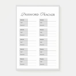 Notas posteriores al seguimiento de contraseñas se