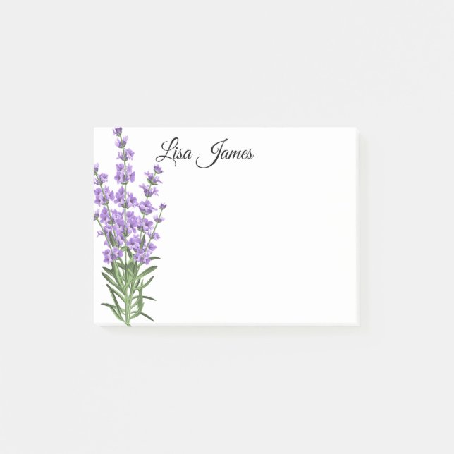 Notas posteriores de Lavender (Anverso)