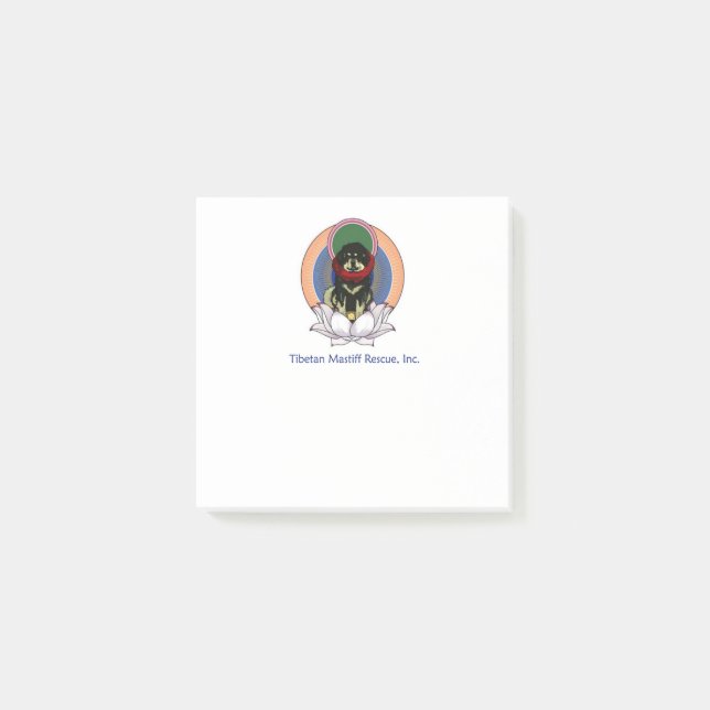 Notas posteriores de Lotus Flower de 3" x 3" (Anverso)