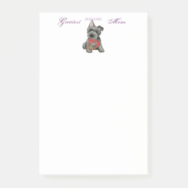Notas posteriores de Scottish Terrier Heart Mom (Anverso)