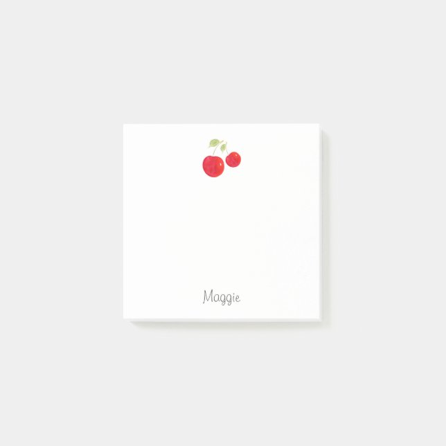 Notas posteriores de Watercolor Cherries (Anverso)