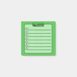 Notas posteriores personalizadas del gato negro li