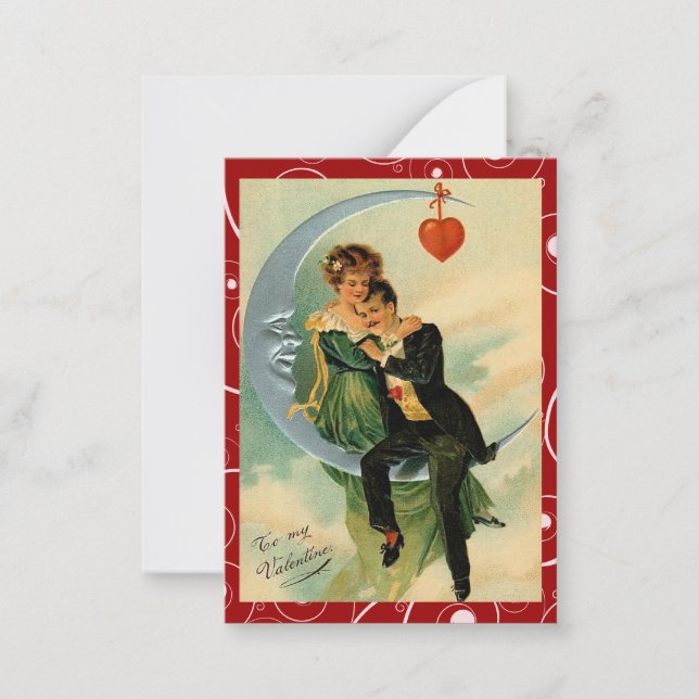Notas románticas de amor de San Valentín (Anverso)