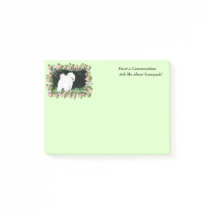 Notas Samoyed Post-it® 4 x 3 con mensaje