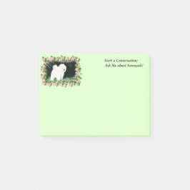 Notas Samoyed Post-it® 4 x 3 con mensaje