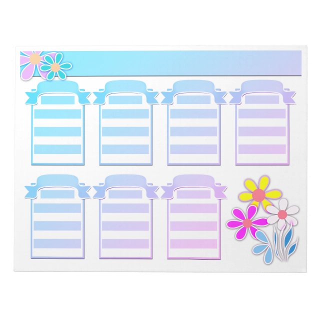 Notas Separe el calendario, cree usted mismo Bloc de not (Frente)