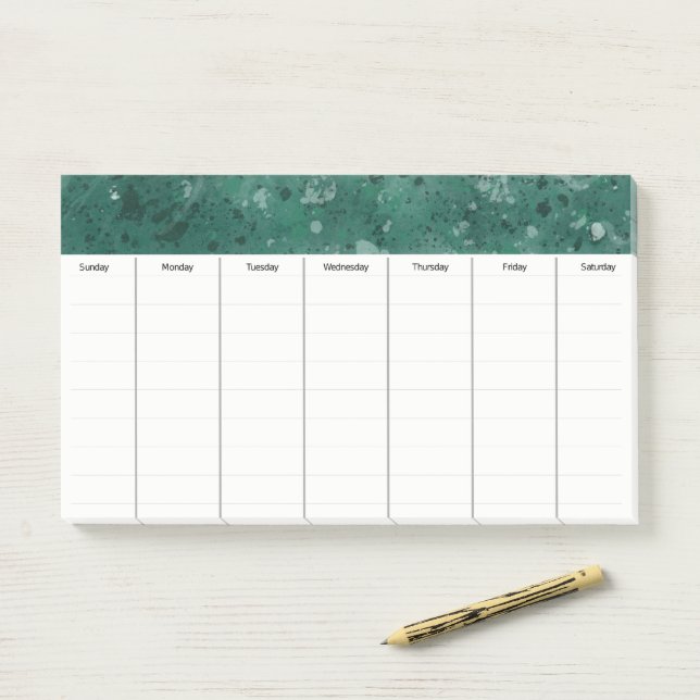 Notas sobre el programa semanal grande (En escritorio)