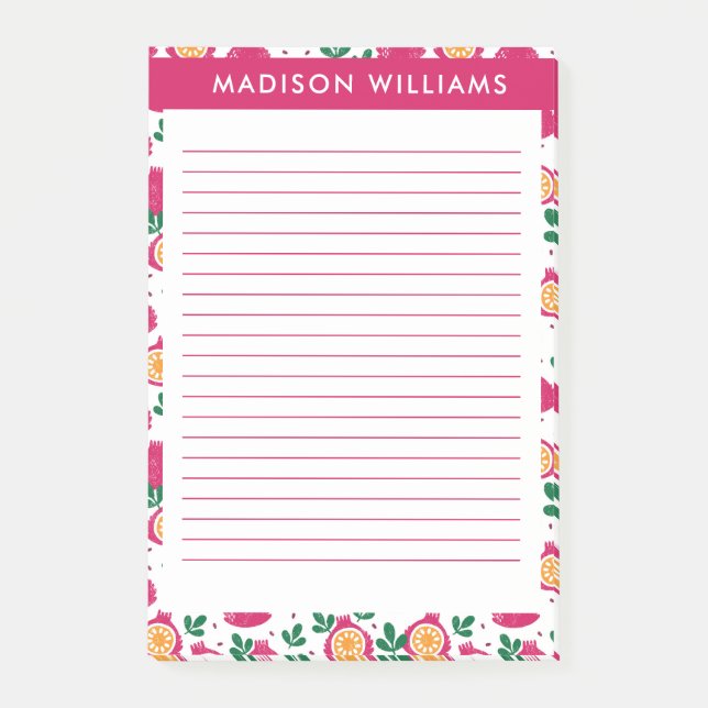 Notas sobre la fruta (Anverso)