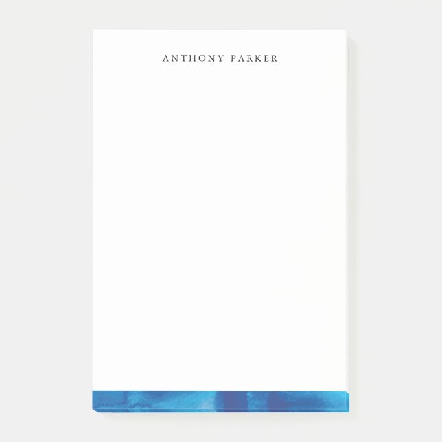 Notas sobre la ola de acuarela (Anverso)