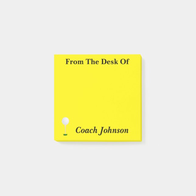 Notas temáticas de golf (Anverso)