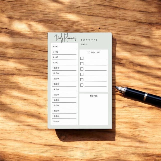 Notas verdes del guión de la Moda del planificador (Subido por el creador)