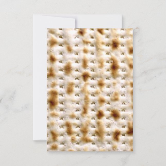 Notas y sobres de Matzo (Anverso)
