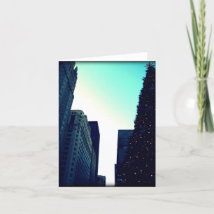 Notecard, árbol de Navidad de Chicago