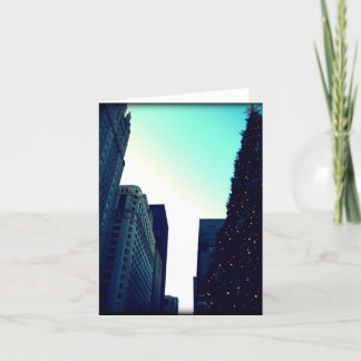 Notecard, árbol de Navidad de Chicago