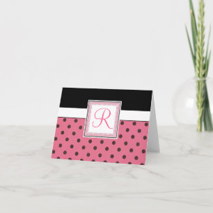 Notecard inicial monogramado