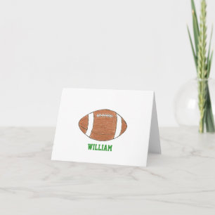 Notecards personalizados del tema del fútbol con
