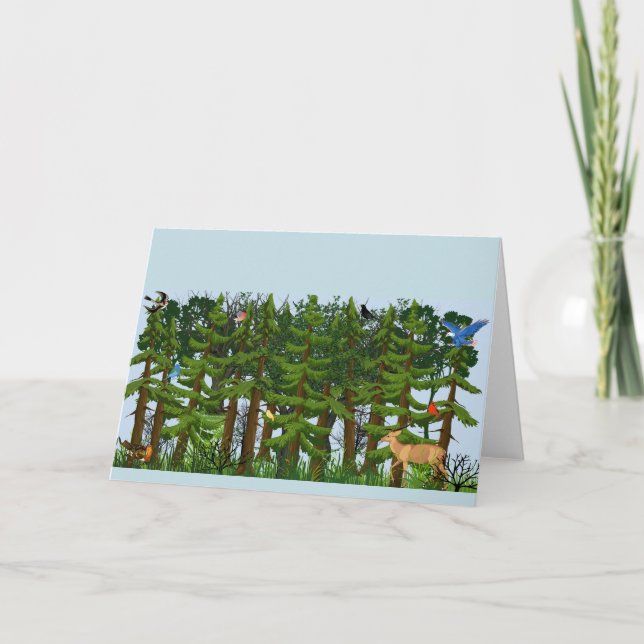 Notecas "Dense Forest" personalizadas (Anverso)
