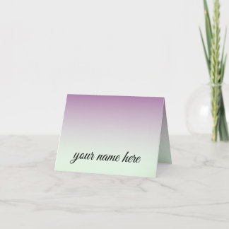 Notecnologías plegadas Ombre personalizadas